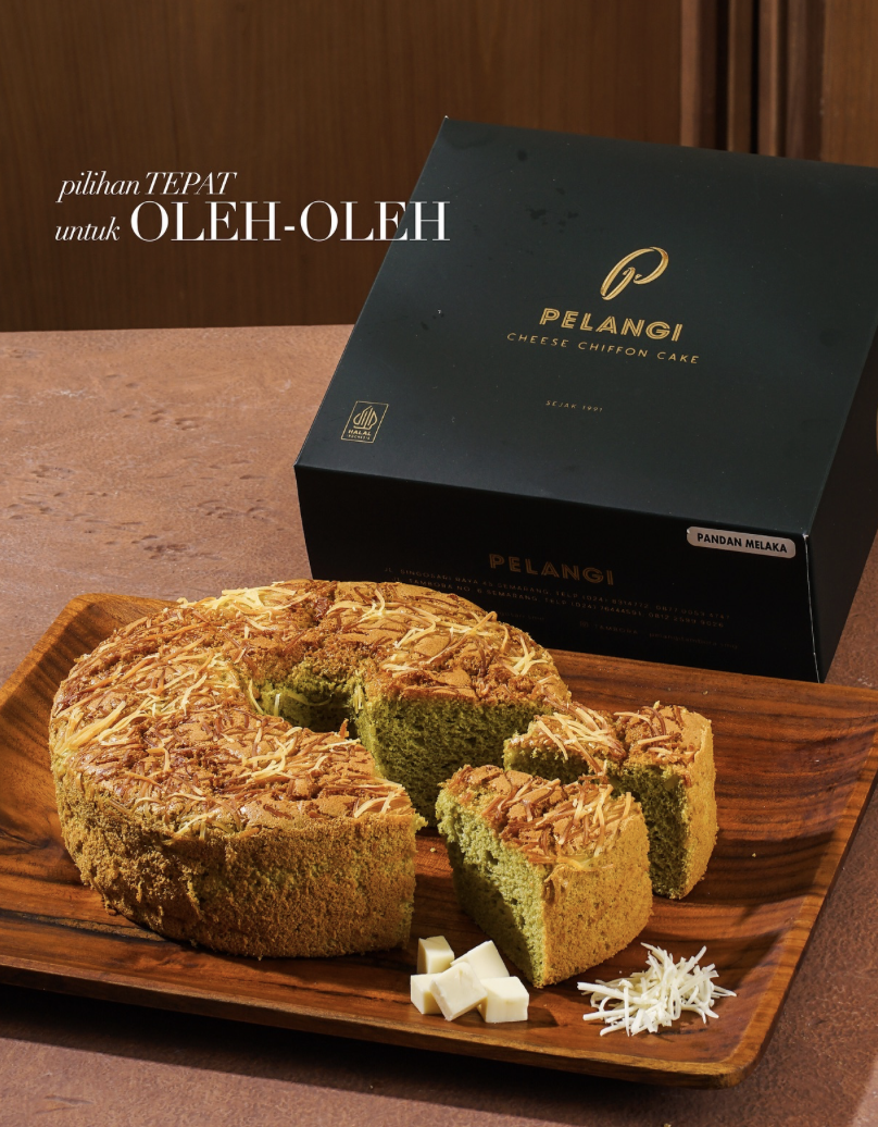 Chiffon Cake Pandan Melaka